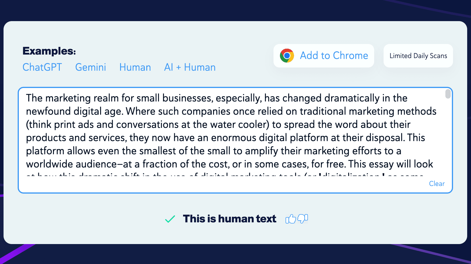 Generate citations and humanized content with AI writer